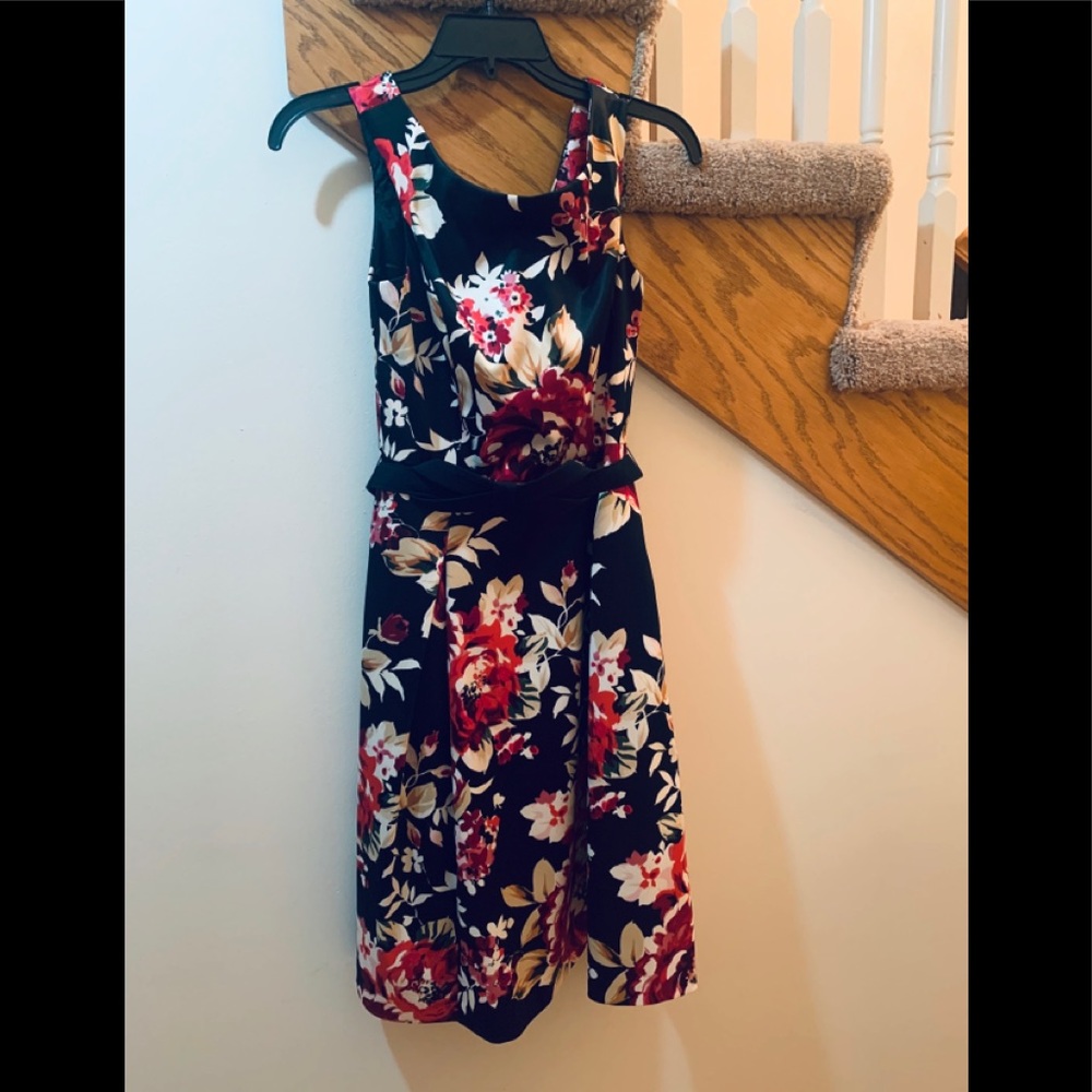 2. White House/Black Market Floral Cocktail Dress